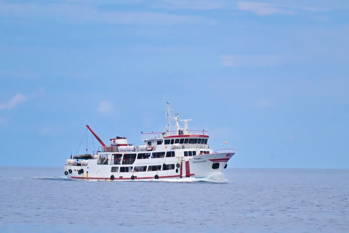 Green Ocean budget ferry in Andaman for a low-cost trip