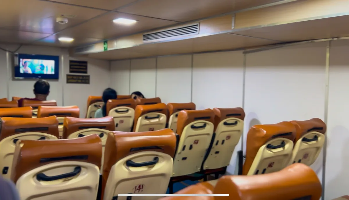 Green Ocean interior seating with ocean views