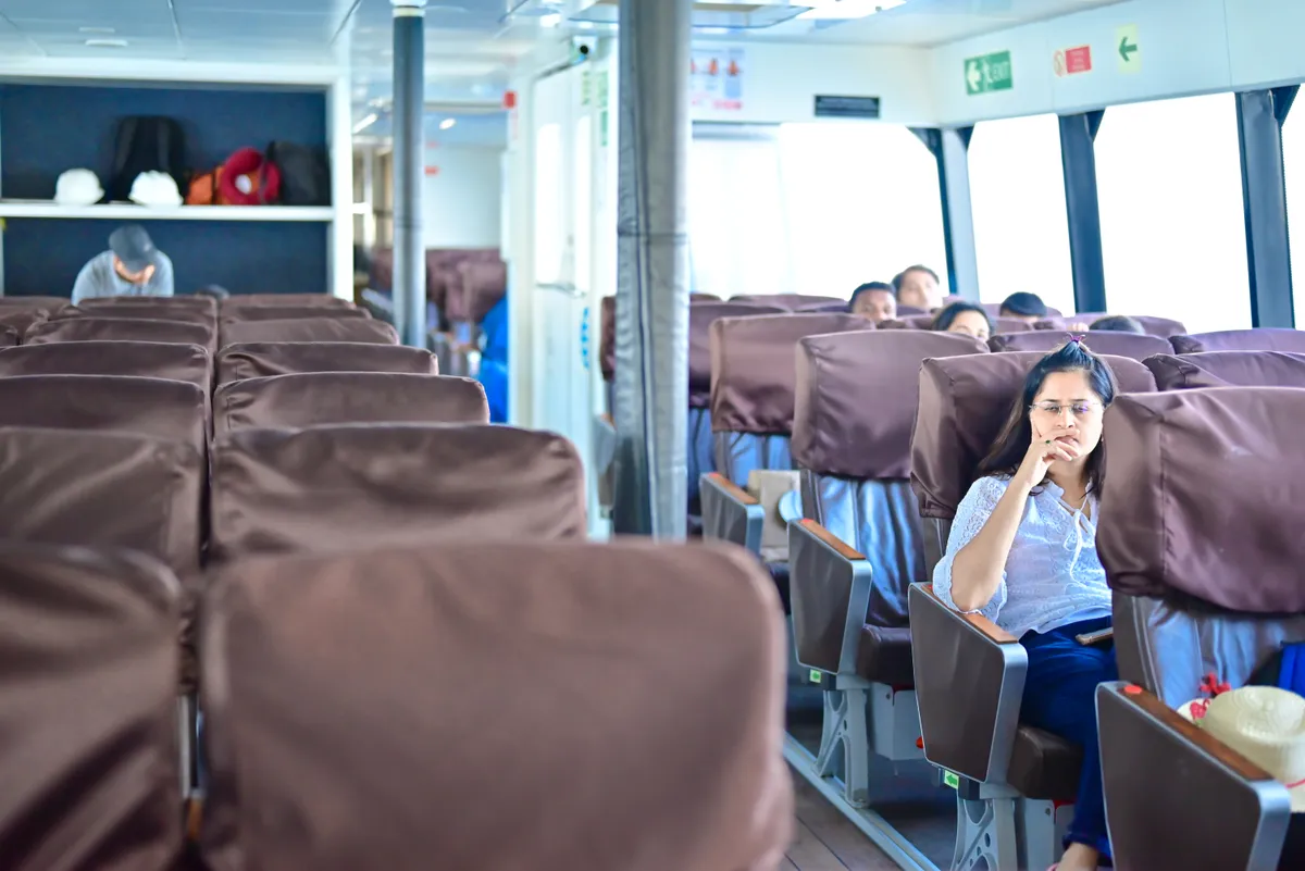 ITT Majestic Silver class seating with panoramic windows