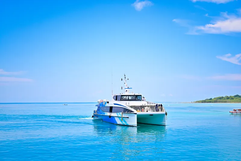 ITT Majestic ferry catamaran at Port Blair Andaman Islands