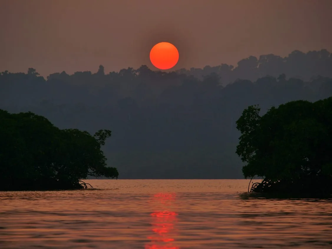 Chidiyatapu sunset coast, Port Blair